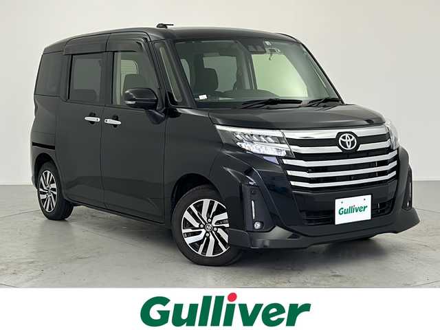 トヨタ ルーミー カスタムG 愛知県 2022(令4)年 2.1万km 黒 純正ナビ/パノラマモニター/両側パワースライドドア/衝突回避支援ブレーキ機能/アダプティブクルーズコントロール/車線逸脱警報機能/ドライブレコーダー/スマートキー/キーレス/電動格納ミラー/ETC/ワンオーナー