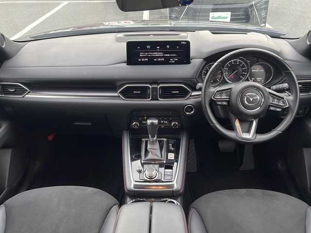 マツダ ＣＸ－８ 25S ブラックトーンED 京都府 2021(令3)年 2.3万km マシーングレープレミアムM 純正メモリナビ　Ｂｌｕｅｔｏｏｔｈオーディオ　フルセグ　全方位カメラ　ルーフレール　アダプティブクルーズコントロール　レーンキープアシスト　コーナーセンサー　前後ドラレコ　ＬＥＤヘッドライト　禁煙車