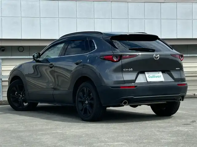 マツダ ＣＸ－３０ XD ブラックトーンエディション 静岡県 2022(令4)年 3.8万km マシーングレープレミアムM 特別仕様車/【特別装備】/・クルージング＆トラフィック・サポート/・電動格納リモコン式カラードドアミラー（オート格納／ヒーテッド機能）：グロスブラック/・２１５／５５Ｒ１８　９５Ｈタイヤ＆１８×７Ｊインチアルミホイール（ブラックメタリック塗装）/・シート（カラー：ブラック）/純正ナビ/ＤＶＤ再【メーカーオプション】/フルセグＴＶ【メーカーオプション】/３６０セーフティＰＫＧ【メーカーオプション】/３６０°ビュー・モニター＋ドライバー・モニタリング/ドライビングポジションサポートＰＫＧ【メーカーオプション】/３６０°ビュー・モニター＋ドライバー・モニタリング運転席１０Ｗａｙパワーシート＆ドライビングポジションメモリー機能（シート位置／アクティブ・ドライビング・ディスプレイ／ドアミラー角度、リバース連動）＋運転席＆助手席シートヒーター＋ステアリングヒーター/i-stop/追従機能付きクルーズコントロール/ブラインドスポット/電動リアゲート/ルーフレール/HUD/ドアバイザー/スマートキー2本/純正フロアマット/純正１８ＡＷ/保証書/取扱説明書