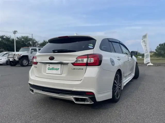 スバル レヴォーグ 1．6GT アイサイト 群馬県 2014(平26)年 19.1万km クリスタルホワイトP ４WD/ターボ/社外SDナビ・TV/バックカメラ/レーダークルーズコントロール/社外18インチAW/スタッドレスタイヤ４本積込AW付き