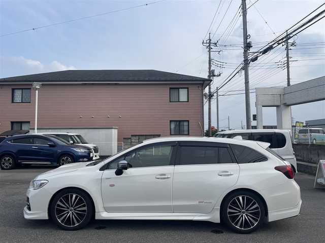スバル レヴォーグ 1．6GT アイサイト 群馬県 2014(平26)年 19.1万km クリスタルホワイトP ４WD/ターボ/社外SDナビ・TV/バックカメラ/レーダークルーズコントロール/社外18インチAW/スタッドレスタイヤ４本積込AW付き