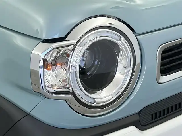 スズキ ハスラー HYBRID G 群馬県 2024(令6)年 0.2万km オフブルーメタリック/ソフトベージュメタリック 純正９インチナビ　全方位カメラ　レーダークルーズコントロール　レーンキープアシスト　衝突軽減ブレーキ　オートマチックハイビーム　シートヒーター　コーナーセンサー　ＬＥＤヘッドライト　ＥＴＣ　禁煙車