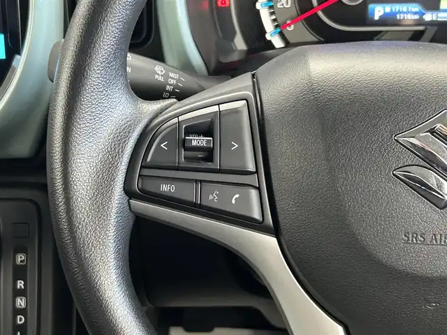 スズキ ハスラー HYBRID G 群馬県 2024(令6)年 0.2万km オフブルーメタリック/ソフトベージュメタリック 純正９インチナビ　全方位カメラ　レーダークルーズコントロール　レーンキープアシスト　衝突軽減ブレーキ　オートマチックハイビーム　シートヒーター　コーナーセンサー　ＬＥＤヘッドライト　ＥＴＣ　禁煙車