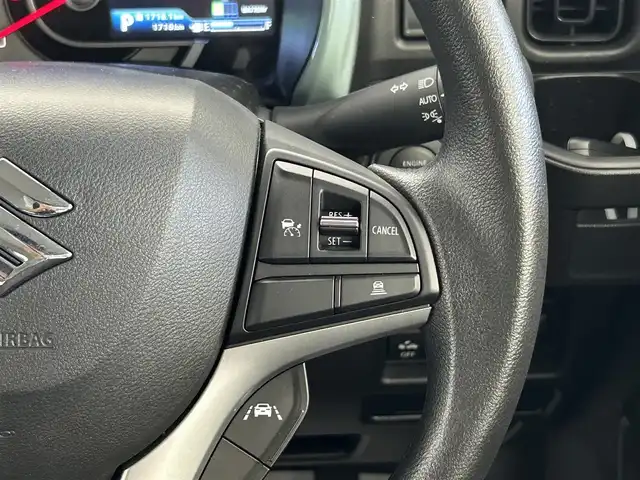スズキ ハスラー HYBRID G 群馬県 2024(令6)年 0.2万km オフブルーメタリック/ソフトベージュメタリック 純正９インチナビ　全方位カメラ　レーダークルーズコントロール　レーンキープアシスト　衝突軽減ブレーキ　オートマチックハイビーム　シートヒーター　コーナーセンサー　ＬＥＤヘッドライト　ＥＴＣ　禁煙車
