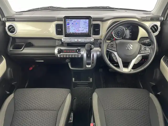 スズキ クロスビー HYBRID MZ 埼玉県 2021(令3)年 8.6万km キャラバンアイボリーパールメタリック/ホワイト 2トーンルーフ 4WD/純正8インチSDナビ/ CD DVD フルセグTV Bluetooth/全方位カメラ/スズキセーフティサポート/デュアルレーダーブレーキサポート/誤発進抑制機能/レーンキープアシスト/アクティブクルーズコントロール/ドライブレコーダー/ダウンヒルアシスト/LEDオートライト/スマートキー/ETC