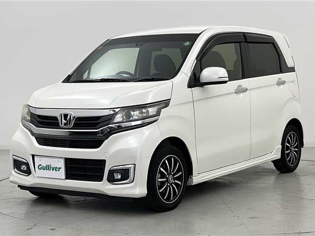 ホンダ Ｎ ＷＧＮ カスタム G ターボパッケージ 宮城県 2016(平28)年 1.1万km プレミアムホワイトパールⅡ 禁煙車/ワンオーナー/あんしんパッケージ/・衝突軽減ブレーキ/クルーズコントロール/純正7型ナビ/・CD.DVD.SD.BT.USB/フルセグTV/バックモニター/ハーフレザーシート/ETC/パドルシフト/HIDヘッドライト/オートライト/プッシュスタート/スマートキー/アイドリングストップ/ステアリングスイッチ/横滑り防止装置/純正14インチアルミホイール/純正フロアマット