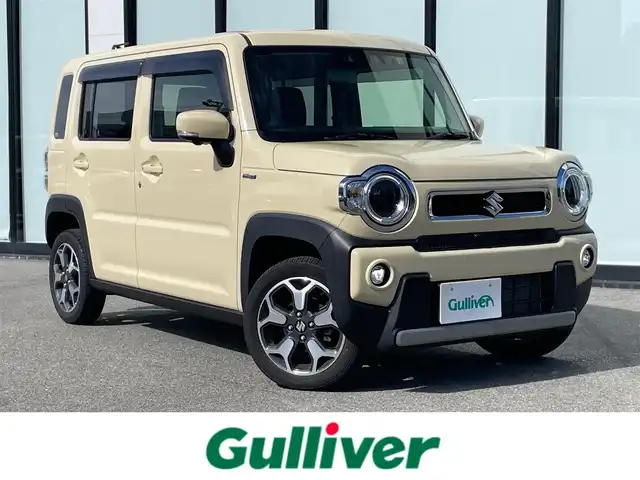 スズキ ハスラー HYBRID X 新潟県 2022(令4)年 2.5万km シフォンアイボリーM 純正9インチメモリーナビ/（AppleCarPlay/AndroidAuto/フルセグTV/Bluetooth/USB/CD/DVD）/全方位モニター/ビルトインETC/前席シートヒーター/純正アルミホイール（15インチ）/純正フロアマット/フルタイム4WD/マイルドハイブリッド