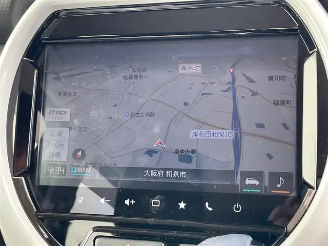 スズキ ハスラー HYBRID X 新潟県 2022(令4)年 2.5万km シフォンアイボリーM 純正9インチメモリーナビ/（AppleCarPlay/AndroidAuto/フルセグTV/Bluetooth/USB/CD/DVD）/全方位モニター/ビルトインETC/前席シートヒーター/純正アルミホイール（15インチ）/純正フロアマット/フルタイム4WD/マイルドハイブリッド
