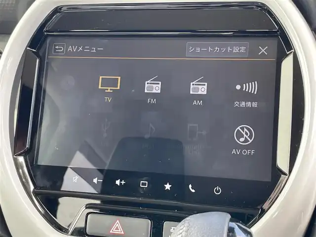 スズキ ハスラー HYBRID X 新潟県 2022(令4)年 2.5万km シフォンアイボリーM 純正9インチメモリーナビ/（AppleCarPlay/AndroidAuto/フルセグTV/Bluetooth/USB/CD/DVD）/全方位モニター/ビルトインETC/前席シートヒーター/純正アルミホイール（15インチ）/純正フロアマット/フルタイム4WD/マイルドハイブリッド