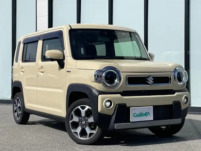 スズキ ハスラー HYBRID X 新潟県 2022(令4)年 2.5万km シフォンアイボリーM 純正9インチメモリーナビ/（AppleCarPlay/AndroidAuto/フルセグTV/Bluetooth/USB/CD/DVD）/全方位モニター/ビルトインETC/前席シートヒーター/純正アルミホイール（15インチ）/純正フロアマット/フルタイム4WD/マイルドハイブリッド