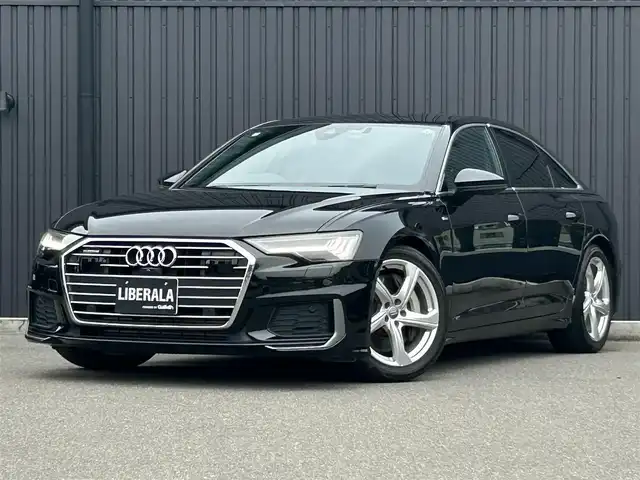 アウディ Ａ６ 55TFSIクワトロ Sライン 福島県 2019(令1)年 3万km ミトスブラックメタリック S6仕様マフラー4本出し/アダプティブクルーズコントロール/Audiプレセンス/Audiサイドアシスト/アダプクティブドライブアシスト/HDマトリクスLEDヘッドライト/バルコナレザー(S lineロゴ入)/シートヒーター /運転席メモリシート/パワーシート(前席)/純正ナビ(BT/USB)/フルセグTV/AppleCarPlay/360°カメラ/バックカメラ/純正19AW/前後ドライブレコーダー/ビルトインETC2.0/レインセンサー/アイドリングストップ