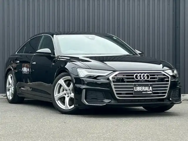 アウディ Ａ６ 55TFSIクワトロ Sライン 福島県 2019(令1)年 3万km ミトスブラックメタリック S6仕様マフラー4本出し/アダプティブクルーズコントロール/Audiプレセンス/Audiサイドアシスト/アダプクティブドライブアシスト/HDマトリクスLEDヘッドライト/バルコナレザー(S lineロゴ入)/シートヒーター /運転席メモリシート/パワーシート(前席)/純正ナビ(BT/USB)/フルセグTV/AppleCarPlay/360°カメラ/バックカメラ/純正19AW/前後ドライブレコーダー/ビルトインETC2.0/レインセンサー/アイドリングストップ