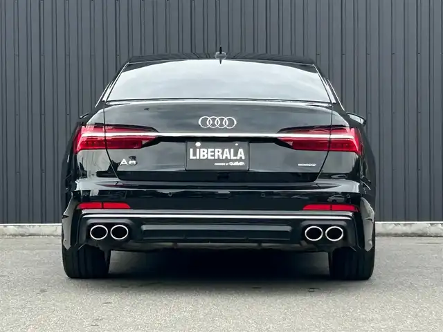 アウディ Ａ６ 55TFSIクワトロ Sライン 福島県 2019(令1)年 3万km ミトスブラックメタリック S6仕様マフラー4本出し/アダプティブクルーズコントロール/Audiプレセンス/Audiサイドアシスト/アダプクティブドライブアシスト/HDマトリクスLEDヘッドライト/バルコナレザー(S lineロゴ入)/シートヒーター /運転席メモリシート/パワーシート(前席)/純正ナビ(BT/USB)/フルセグTV/AppleCarPlay/360°カメラ/バックカメラ/純正19AW/前後ドライブレコーダー/ビルトインETC2.0/レインセンサー/アイドリングストップ
