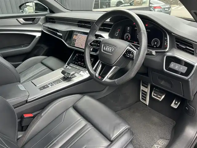 アウディ Ａ６ 55TFSIクワトロ Sライン 福島県 2019(令1)年 3万km ミトスブラックメタリック S6仕様マフラー4本出し/アダプティブクルーズコントロール/Audiプレセンス/Audiサイドアシスト/アダプクティブドライブアシスト/HDマトリクスLEDヘッドライト/バルコナレザー(S lineロゴ入)/シートヒーター /運転席メモリシート/パワーシート(前席)/純正ナビ(BT/USB)/フルセグTV/AppleCarPlay/360°カメラ/バックカメラ/純正19AW/前後ドライブレコーダー/ビルトインETC2.0/レインセンサー/アイドリングストップ