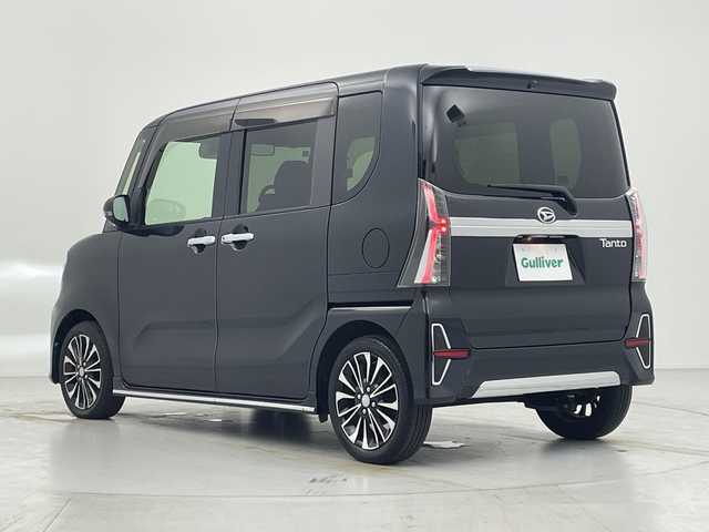 ダイハツ タント カスタム RS セレクション 愛知県 2020(令2)年 4.6万km 黒 社外９インチナビ/・フルセグ/・Bluetooth/・DVD/・CD　/・FM/AM/・SD録音/両側パワースライドドア/バックカメラ/衝突軽減ブレーキ/レーンキープアシスト/レーダークルーズコントロール/前席シートヒータ/オートマチックハイビーム/オートライト/LEDヘッドライト/フォグランプ/アイドリングストップ/助手席シートスライド