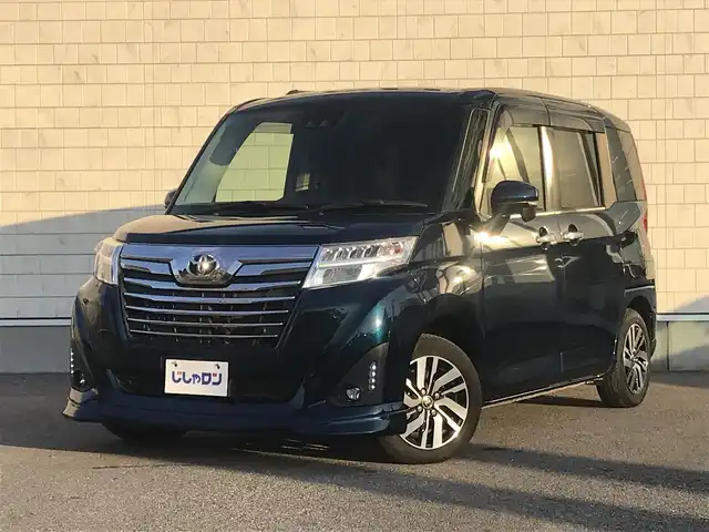 トヨタ ルーミー カスタムG 栃木県 2019(平31)年 8.9万km レーザーブルークリスタルシャイン (株)IDOMが運営する【じしゃロン小山店】の自社ローン対象車両になります。こちらは現金ご利用時の価格です。/自社ローンご希望の方は別途その旨お申付け下さい。//禁煙車/純正フルセグナビ/（CD/DVD/AM/FMラジオ）/(Bluetooth)/スマートキー/プッシュスタート/バックカメラ/ＥＴＣ/両側パワースライドドア/クルーズコントロール/コーナーセンサー/アイドリングストップ/シートヒーター/ステアリングリモコン/後部座席サンシェード/電動格納ドアミラー/パワーウインドウ/オートライト/オートマチックハイビーム/防眩ミラー