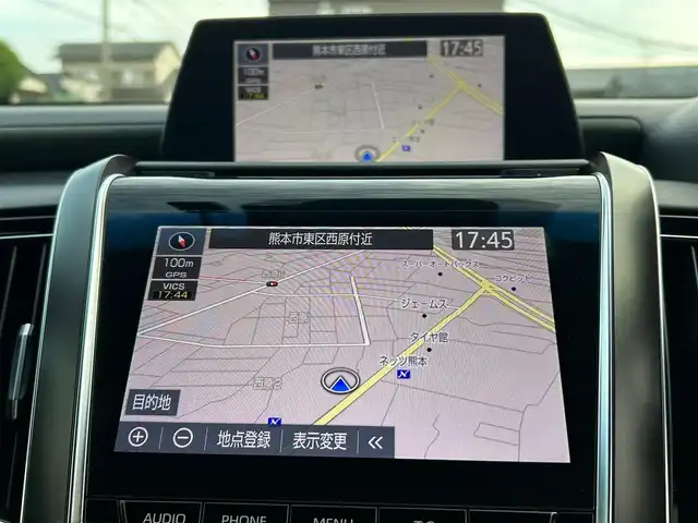 トヨタ クラウン ハイブリッド RS アドバンス 熊本県 2018(平30)年 7万km プレシャスブラックパール サンルーフ/衝突軽減ブレーキ/レーンキープアシスト/プッシュスタート/純正ナビ/（CD・DVD・フルセグTV・BTオーディオ・SD）/全方位カメラ/ビルトインETC/ドライブレコーダー/純正18インチAW/レーダークルーズ/パドルシフト/ハーフレザーシート/前席パワーシート・右前席シートメモリー/前席シートヒーター/LEDヘッドライト/オートライト/フォグライト/前後コーナーセンサー/横滑り防止装置/ウィンカーミラー/純正フロアマット/純正ドアバイザー/新車保証書/取扱説明書/スマートスペアキー×1本