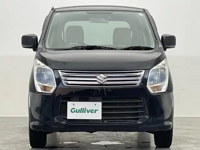 スズキ ワゴンＲ FX 滋賀県 2012(平24)年 6.5万km ブルーイッシュブラックパール3 禁煙車/Kenwoodカーオーディオ/・CD・ラジオ・AUX・USB/リモコンキー/スペアキー/アイドリングストップ/オートエアコン/ドアバイザー/社外フロアマット/電動格納ミラー