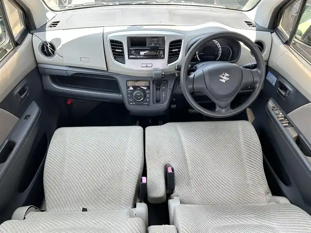 スズキ ワゴンＲ FX 滋賀県 2012(平24)年 6.5万km ブルーイッシュブラックパール3 禁煙車/Kenwoodカーオーディオ/・CD・ラジオ・AUX・USB/リモコンキー/スペアキー/アイドリングストップ/オートエアコン/ドアバイザー/社外フロアマット/電動格納ミラー