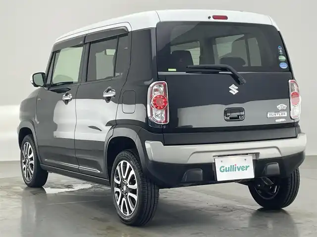 スズキ ハスラー Jスタイル Ⅱ ターボ 愛知県 2017(平29)年 7.9万km ブルーイッシュブラックパール 純正９型ナビ　全方位カメラ　デュアルセンサーブレーキ　禁煙　フルセグ　DVD　Bluetooth　クルコン　パドルシフト　車線逸脱　衝突軽減　シートヒーター　ETC　USB　フォグランプ　純正マット　フォグランプ　