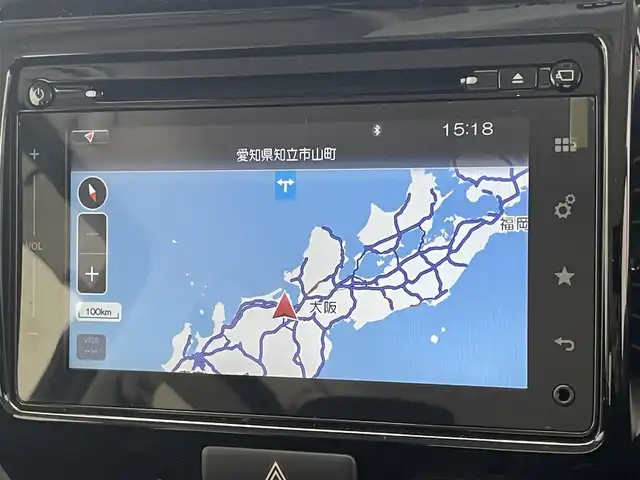 スズキ ハスラー Jスタイル Ⅱ ターボ 愛知県 2017(平29)年 7.9万km ブルーイッシュブラックパール 純正９型ナビ　全方位カメラ　デュアルセンサーブレーキ　禁煙　フルセグ　DVD　Bluetooth　クルコン　パドルシフト　車線逸脱　衝突軽減　シートヒーター　ETC　USB　フォグランプ　純正マット　フォグランプ　