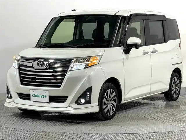 トヨタ ルーミー カスタムG S 大阪府 2018(平30)年 4.5万km パールホワイトⅢ 純正ナビTV バックカメラ 両側パワースライドドア シートヒーター クルーズコントロール 衝突軽減ブレーキ スマートキー プッシュスタート アイドリングストップ オートライト ドライブレコーダー ETC