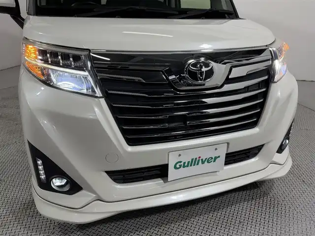 トヨタ ルーミー カスタムG S 大阪府 2018(平30)年 4.5万km パールホワイトⅢ 純正ナビTV バックカメラ 両側パワースライドドア シートヒーター クルーズコントロール 衝突軽減ブレーキ スマートキー プッシュスタート アイドリングストップ オートライト ドライブレコーダー ETC