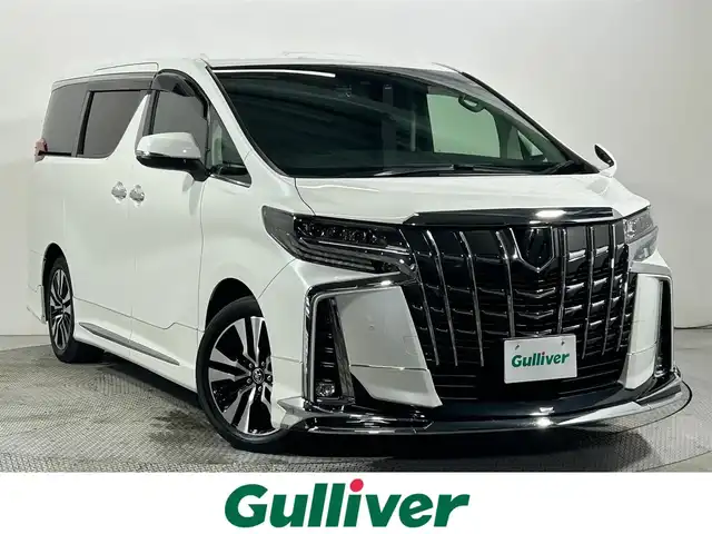 トヨタ アルファード S Cパッケージ 大阪府 2020(令2)年 4.1万km ホワイトパールクリスタルシャイン モデリスタエアロ　黒革シート　純正フリップダウンモニター　純正ディスプレイオーディオ バックカメラ　Bluetooth　フルセグTV DVDデッキ パワーシート　シートヒーター　エアーシート　電動リアゲート　両側パワースライドドア　トヨタセーフティーセンス　レーダークルーズコントロール　前後ドライブレコーダー　オートライト　LEDヘッドライト　スマートキー