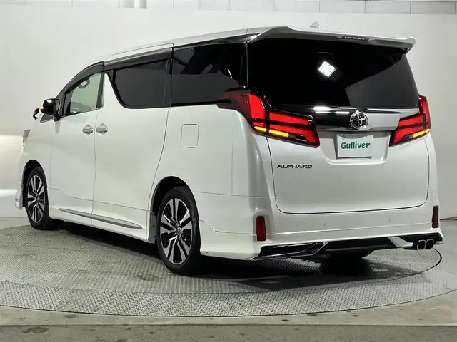 トヨタ アルファード S Cパッケージ 大阪府 2020(令2)年 4.1万km ホワイトパールクリスタルシャイン モデリスタエアロ　黒革シート　純正フリップダウンモニター　純正ディスプレイオーディオ バックカメラ　Bluetooth　フルセグTV DVDデッキ パワーシート　シートヒーター　エアーシート　電動リアゲート　両側パワースライドドア　トヨタセーフティーセンス　レーダークルーズコントロール　前後ドライブレコーダー　オートライト　LEDヘッドライト　スマートキー