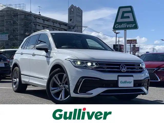 フォルクスワーゲン ＶＷ ティグアン TSI Rライン 大分県 2022(令4)年 4.4万km オリックスホワイトパールエフェクト ・純正ナビ/・ステアリングスイッチ/・純正ナビ連動ETC2.0/・全方位カメラ/・全席シートヒーター/・アダプティブクルーズコントロール/・レーンキープアシスト/・レーンチェンジアシスト