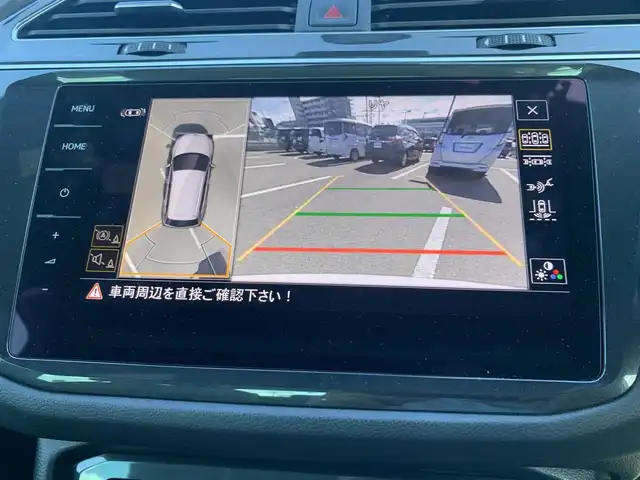 フォルクスワーゲン ＶＷ ティグアン TSI Rライン 大分県 2022(令4)年 4.4万km オリックスホワイトパールエフェクト ・純正ナビ/・ステアリングスイッチ/・純正ナビ連動ETC2.0/・全方位カメラ/・全席シートヒーター/・アダプティブクルーズコントロール/・レーンキープアシスト/・レーンチェンジアシスト