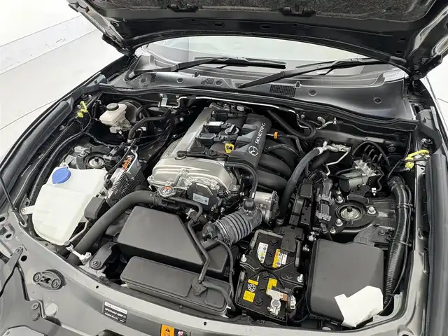 マツダ ロードスター ＲＦ VS テラコッタセレクション 滋賀県 2023(令5)年 1.2万km マシーングレープレミアムM 純正7インチナビ/（Bluetooth/CD/DVD/Apple CarPlay/Android Auto）/レザーシート/BOSEサウンドシステム/バックカメラ/クルーズコントロールシステム/クリアランスソナー/レーンキープアシスト/LEDヘッドライト/オートライト/ドライブレコーダー/D/Nシートヒーター/パドルシフト/純正フロアマット/プッシュスタート/スマートキー/ステアリングリモコン