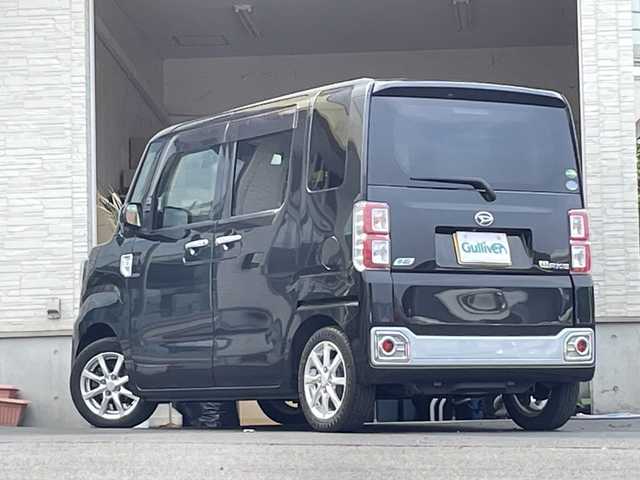 ダイハツ ウェイク X SA 大分県 2014(平26)年 10.6万km ブラックマイカメタリック パワースライドドア/純正ナビ/フルセグTV/Bluetooth/純正フロアマット/社外ETC/オートライト/衝突被害軽減ブレーキ/スマートキー