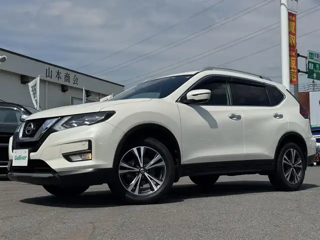 日産 エクストレイル 20Xi 千葉県 2019(令1)年 3.2万km ブリリアントホワイトパール プロパイロット/インテリジェントセーフティー/レーンキープアシスト/純正9インチナビ/フルセグTV/Bluetooth/全方位＆バックカメラ/デジタルインナーミラー/ドライブレコーダー/カプロンシート/パワーバックドア/LEDライト