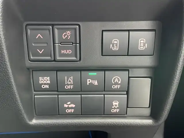 スズキ ソリオ バンディット HV MV 愛知県 2021(令3)年 1.5万km グリッターバイオレットパール 純９型ＤＡナビ　フルセグＴＶ　Ｂｌｕｅｔｏｏｔｈ　全方位カメラ　ＨＵＤ　両側電動スライドドア　前後ドラレコ　衝突軽減　純アルミ付サマータイヤ有　温シート　レーダークルコン　ＬＥＤヘッドライト　禁煙車