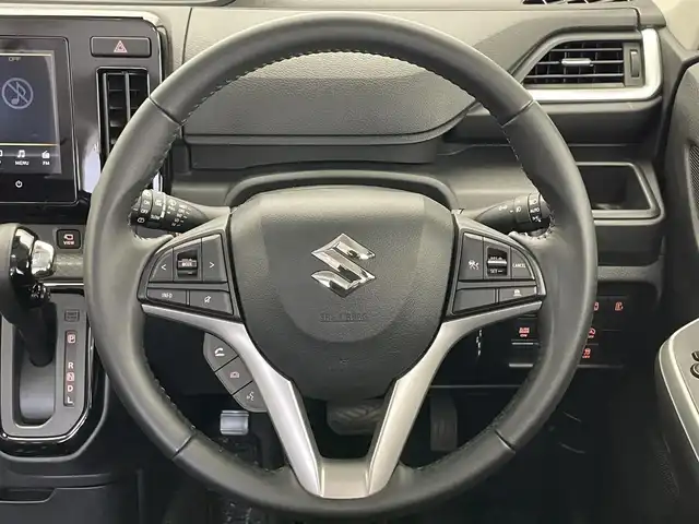 スズキ ソリオ バンディット HV MV 愛知県 2021(令3)年 1.5万km グリッターバイオレットパール 純９型ＤＡナビ　フルセグＴＶ　Ｂｌｕｅｔｏｏｔｈ　全方位カメラ　ＨＵＤ　両側電動スライドドア　前後ドラレコ　衝突軽減　純アルミ付サマータイヤ有　温シート　レーダークルコン　ＬＥＤヘッドライト　禁煙車