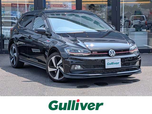 フォルクスワーゲン ポロＧＴＩ 福井県 2019(平31)年 4.8万km ディープブラックパールエフェクト 純正17インチAW/ETC2.0/デジタルインナーミラー/ワイヤレス充電/パドルシフト/前後コーナーセンサー/前後ドライブレコーダー/アダプティブクルーズコントロール/パーキングアシスト/LEDヘッドライト/R・Fフォグ/バックカメラ/純正ナビ（CD/DVD/BT/USB）/衝突被害軽減システム/横滑り防止装置/盗難防止装置/ダブル＋サイドエアバッグ/カーテンエアバッグ/アイドリングストップ/スマートキー