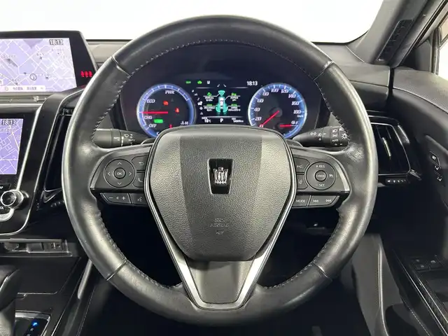 トヨタ クラウン ハイブリッド RS アドバンス 佐賀県 2018(平30)年 5.4万km ホワイトパールクリスタルシャイン 純正ナビ　/Bluetooth接続/フルセグテレビ/アラウンドビューカメラ　/パーキングアシスト　/衝突被害軽減装置　/アダプティブクルーズコントロール　/デジタルインナーミラー/前後ドライブレコーダー　/パワーシート　/シートヒーター　/エアシート/スペアキー/ビルトインETC2.0/純正18インチアルミホイール/クリアランスソナー