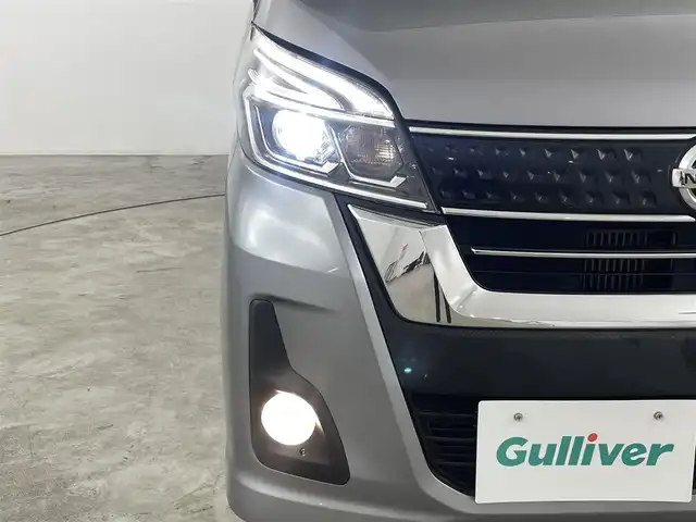 日産 デイズ ルークス ライダーXターボ 福島県 2016(平28)年 4.4万km チタニウムグレーメタリック 純正メモリナビゲーション /【AM/FM/DVD/CD/Bluetooth/フルセグ】/型番:MM316D-W/アラウンドビューモニター/両側パワースライドドア /ETC　/エマージェンシーブレーキ　/ターボ車　/ドライブレコーダー　/革巻きステアリング　/ステアリングスイッチ　/プッシュスタート　/・スマートキー　/・スペアキー　/LEDライト　/・オート/フォグライト/純正フロアマット
