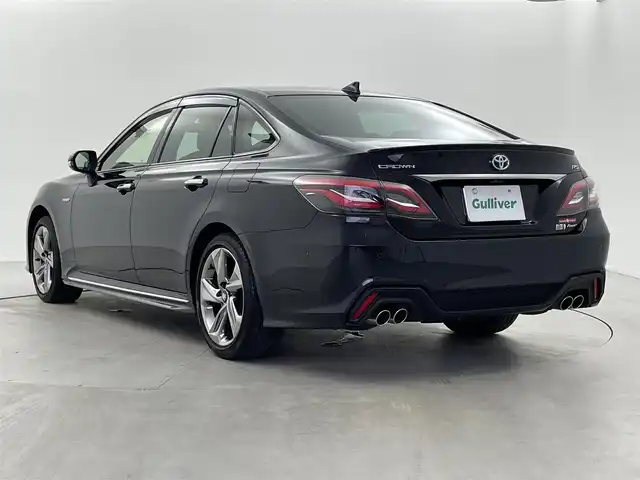 トヨタ クラウン ハイブリッド RS アドバンス Four 福井県 2019(令1)年 2.5万km プレシャスブラックパール 純正ナビ/CD/DVD/Bluetooth/フルセグ/4WD/Toyota Safety Sense/・レーダークルーズコントロール/・レーントレーシングアシスト/・衝突軽減ブレーキ/ヘッドアップディスプレイ/ブラインドスポットモニター/パドルシフト/パワーシート/シートヒーター/スマートキー/スペアキー
