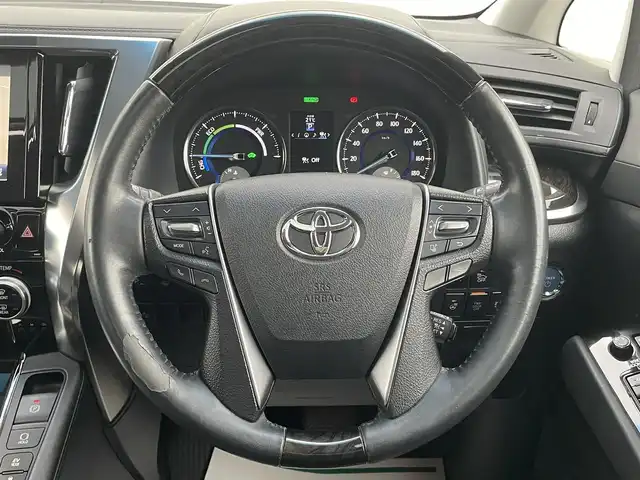 トヨタ ヴェルファイア ハイブリット ZR Gエディション 岩手県 2015(平27)年 7.5万km ホワイトパールクリスタルシャイン ・４WD/・純正ナビ フルセグTV　BT　DVD/・ムーンルーフ/・レザーシート/・モデリスタエアロ/・純正フリップダウンモニター/・JBLサウンド/・両側パワースライドドア/・バックカメラ/・パワーバックドア/・レーダークルーズコントロール/・ステアリングヒーター/・前席シートヒーター/・オートハイビーム/・ECOモード/・EVモード/・ナノイー/・ビルトインETC/・保証書/・取扱説明書/・スペアキー