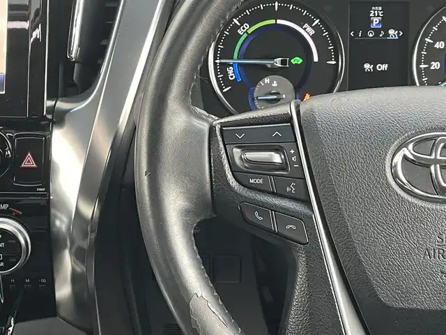 トヨタ ヴェルファイア ハイブリット ZR Gエディション 岩手県 2015(平27)年 7.5万km ホワイトパールクリスタルシャイン ・４WD/・純正ナビ フルセグTV　BT　DVD/・ムーンルーフ/・レザーシート/・モデリスタエアロ/・純正フリップダウンモニター/・JBLサウンド/・両側パワースライドドア/・バックカメラ/・パワーバックドア/・レーダークルーズコントロール/・ステアリングヒーター/・前席シートヒーター/・オートハイビーム/・ECOモード/・EVモード/・ナノイー/・ビルトインETC/・保証書/・取扱説明書/・スペアキー