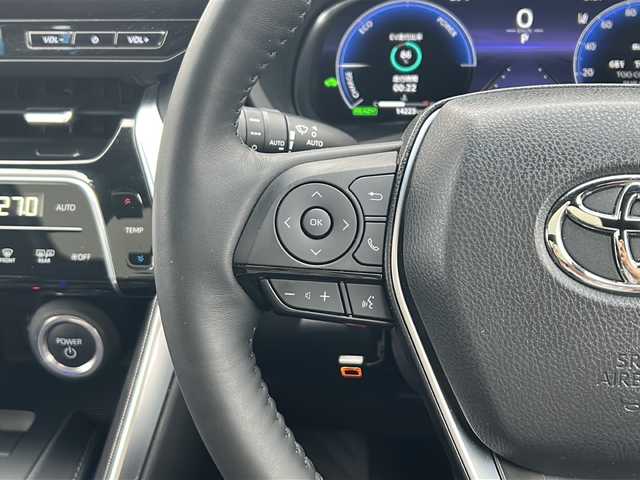 トヨタ ハリアー ハイブリッド Z レザーパッケージ 福岡県 2023(令5)年 1.5万km プレシャスブラックパール /禁煙車/ワンオーナー//モデリスタエアロ//調光パノラマルーフ//純正12.3インチディスプレイオーディオ//コネクティッドナビ/JBLサウンド//フルセグTV/Bluetooth//パノラミックビューモニター//ビルトインETC2.0//デジタルインナーミラー//トヨタセーフティセンス//プリクラッシュセーフティ//レーントレーシングアシスト//アダプティブハイビームシステム//レーダークルーズコントロール（全車速追従）//ブラインドスポットモニター//RCTA・PKSB/HUD//クリアランスソナー//黒本革シート//前席パワーシート//前席ヒーター・ベンチレーション//ステアリングヒーター//電動パーキング・ブレーキホールド//ハンズフリーパワーバックドア//LEDオートライト//純正１９インチアルミ//電動格納ミラーウィンカー//純正ドアバイザー//社外フロアマット//取扱説明書/新車保証書//スペアキー×１