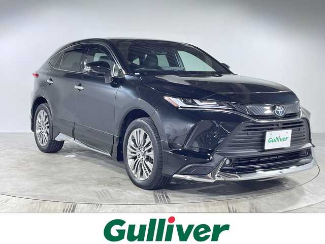 トヨタ ハリアー ハイブリッド Z レザーパッケージ 福岡県 2023(令5)年 1.5万km プレシャスブラックパール /禁煙車/ワンオーナー//モデリスタエアロ//調光パノラマルーフ//純正12.3インチディスプレイオーディオ//コネクティッドナビ/JBLサウンド//フルセグTV/Bluetooth//パノラミックビューモニター//ビルトインETC2.0//デジタルインナーミラー//トヨタセーフティセンス//プリクラッシュセーフティ//レーントレーシングアシスト//アダプティブハイビームシステム//レーダークルーズコントロール（全車速追従）//ブラインドスポットモニター//RCTA・PKSB/HUD//クリアランスソナー//黒本革シート//前席パワーシート//前席ヒーター・ベンチレーション//ステアリングヒーター//電動パーキング・ブレーキホールド//ハンズフリーパワーバックドア//LEDオートライト//純正１９インチアルミ//電動格納ミラーウィンカー//純正ドアバイザー//社外フロアマット//取扱説明書/新車保証書//スペアキー×１