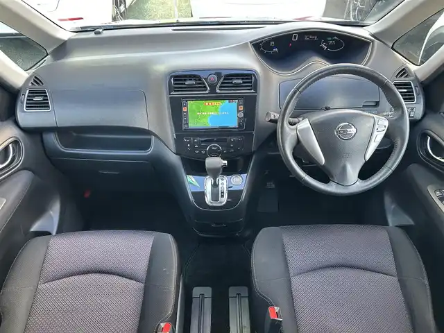 日産 セレナ ハイウェイスター Vセレクション 宮城県 2012(平24)年 11.6万km スーパーブラック 1オーナー//純正ＳＤナビ（フルセグＴＶ、ラジオ、ＤＶＤ、CD、ＣＤ、ＢＴ）//純正ＡＷ//ビルトインＥＴＣ//ムーンルーフ//両側パワースライドドア//クルコン//スペアキー//キーレス//社外AW//バックカメラ//プッシュスタート