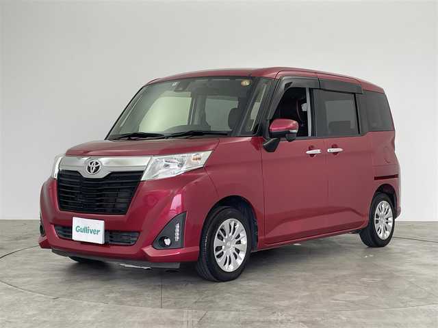 トヨタ ルーミー G S 群馬県 2018(平30)年 6.7万km マゼンタベリーマイカM 後席モニター　社外７インチナビ　バックカメラ　両側パワースライドドア　クルーズコントロール　オートライト　シートヒーター　ステアリングリモコン　ドライブレコーダー　ＥＴＣ　スマートキー　禁煙