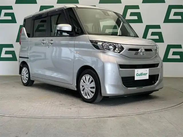 三菱 ｅＫスペース M 鹿児島県 2020(令2)年 3.4万km スターリングシルバーM 社外オーディオ　/Ｂｌｕｅｔｏｏｔｈ　/アイドリングストップ　/前席シートヒーター　/電動格納ミラー　/ヘッドライトレベライザー　/オートライト　/オートマチックハイビーム　/前後ドライブレコーダー　/フロアマット