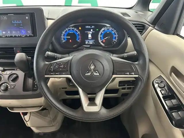 三菱 ｅＫスペース M 鹿児島県 2020(令2)年 3.4万km スターリングシルバーM 社外オーディオ　/Ｂｌｕｅｔｏｏｔｈ　/アイドリングストップ　/前席シートヒーター　/電動格納ミラー　/ヘッドライトレベライザー　/オートライト　/オートマチックハイビーム　/前後ドライブレコーダー　/フロアマット