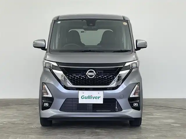 日産 ルークス HWS X プロパイロットED 福島県 2021(令3)年 2.2万km チタニウムグレーメタリック 純正７インチナビ　アラウンドビューモニター　両側パワースライドドア　プロパイロット　ＬＥＤ　ＡＨＢ　純正１４インチＡＷ　ステアリングリモコン　カーテンエアバッグ　ＥＴＣ　スマートキー　禁煙車