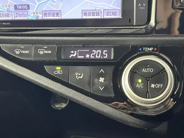 トヨタ アクア G 佐賀県 2015(平27)年 7.7万km チェリーパールクリスタルシャイン 純正7インチナビ/DVD/CD/Bluetooth/SD/フルセグTV/バックカメラ/ETC/エコモード/ドライブモード/クルーズコントロール/横滑り防止装置/オートライト/ドアバイザー/純正フロアマット/スマートキー/AAC/ドアバイザー/ヘッドライトレベライザー/ワンオーナー